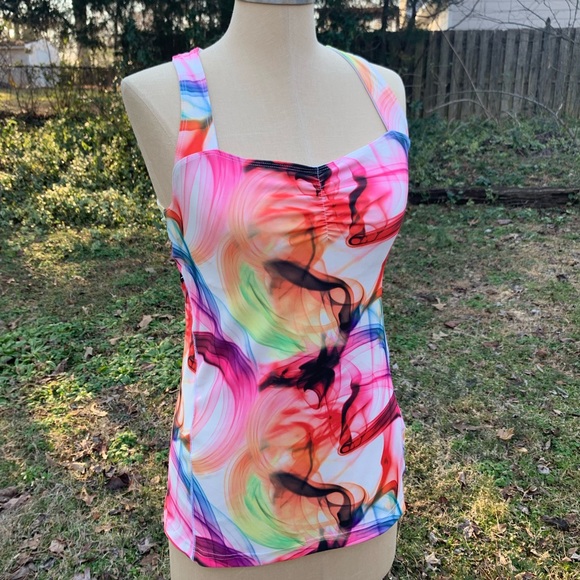 Old Navy Rainbow Smoke Athletic Top - Picture 4 of 8